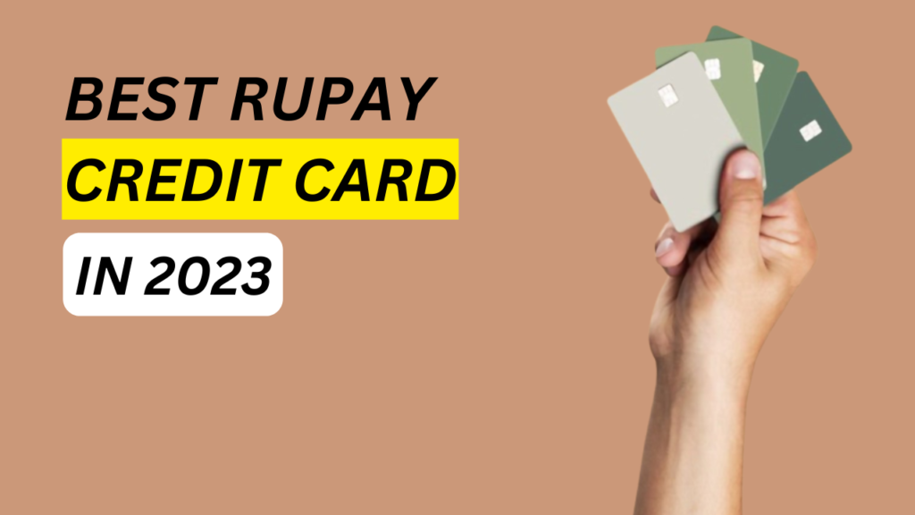 best rupay credit card